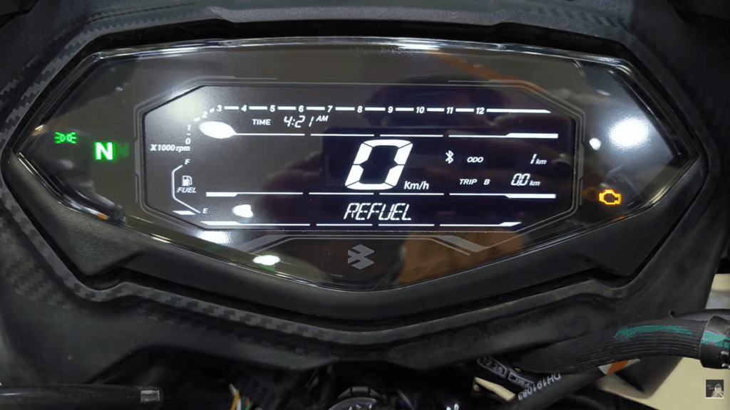 Bajaj Pulsar 125 2026 Model Meter Console Image