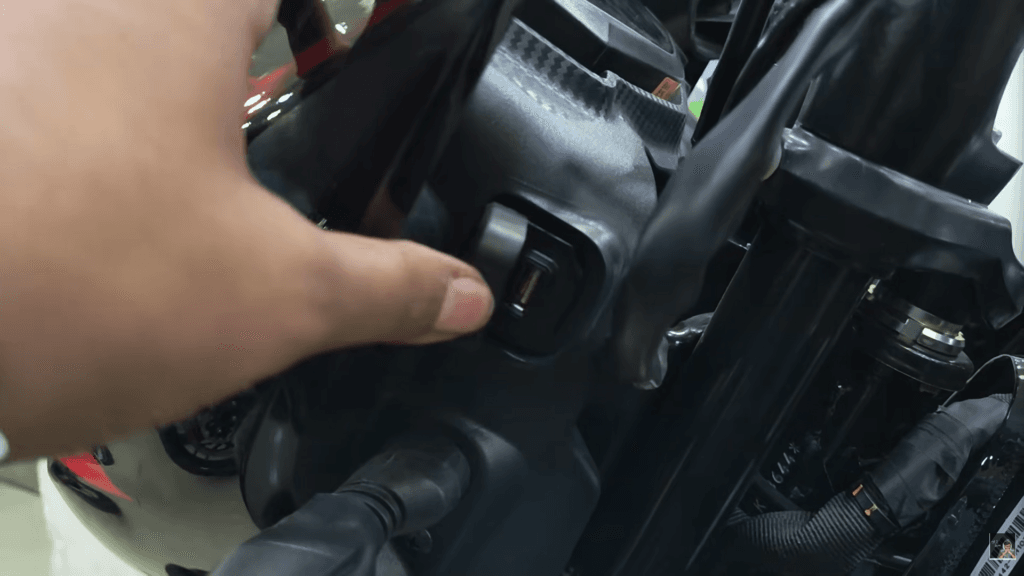 Bajaj Pulsar 125 2026 Model Mobile Charging Port Image