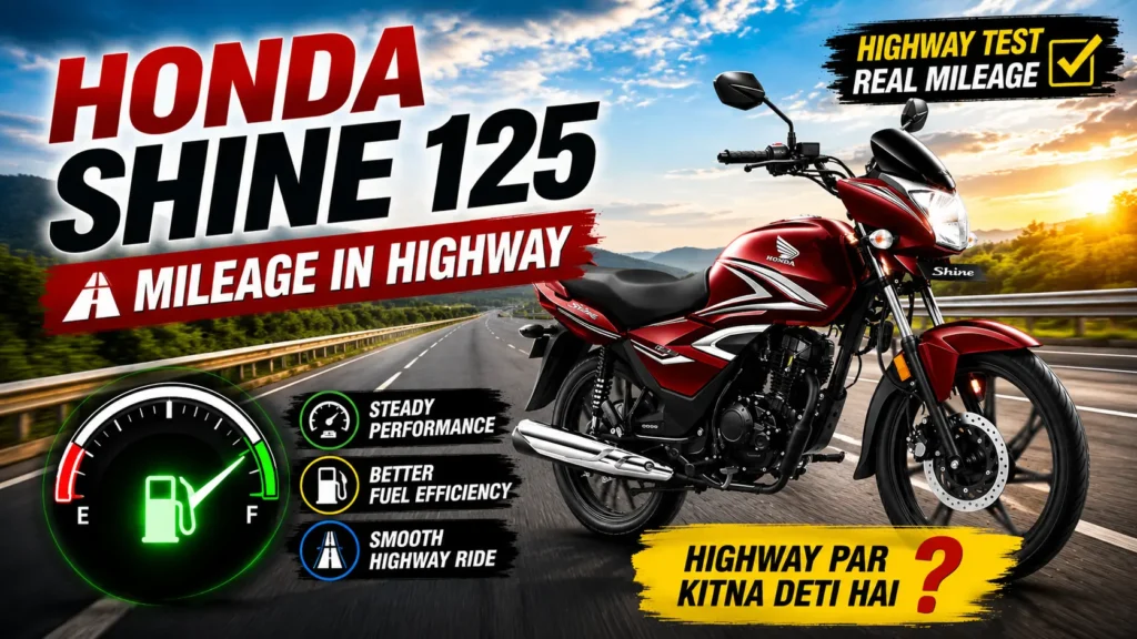 Honda Shine 125 Real Mileage Test 2026