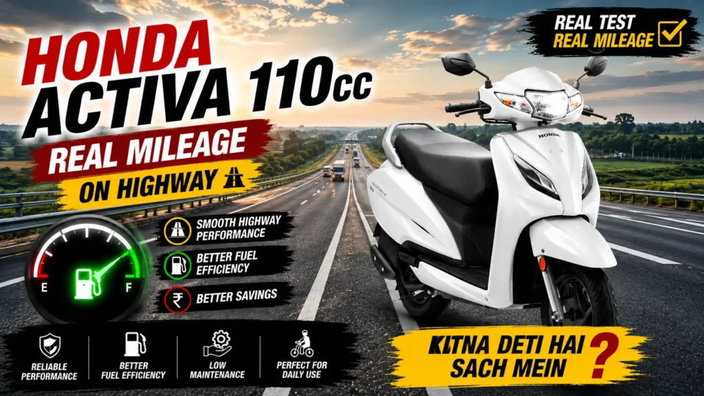 Honda Activa 110cc Real Mileage Test 2026