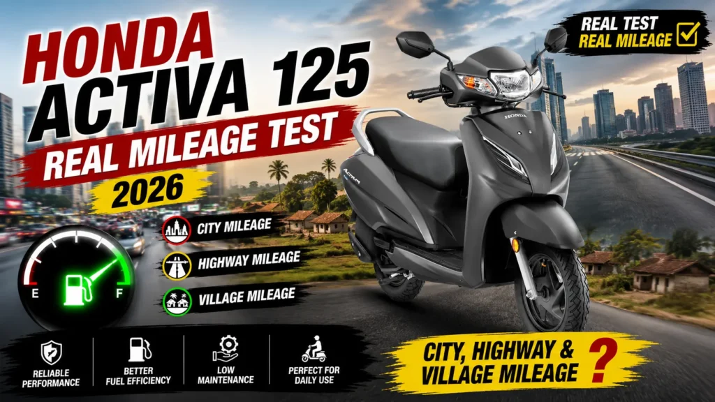 Honda Activa 125 Real Mileage Test 2026