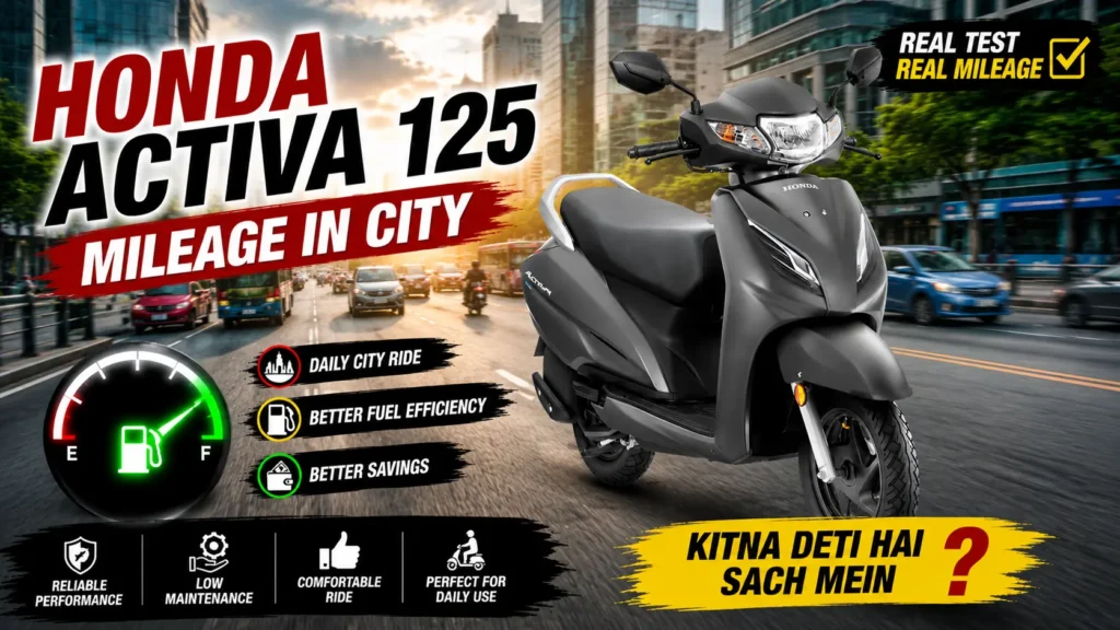 Honda Activa 125 Real Mileage Test 2026