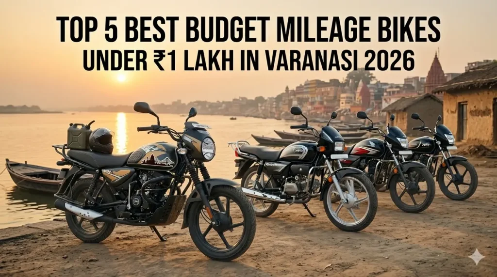 Top 5 Best Budget Mileage Bikes Under ₹1 Lakh in Varanasi 2026