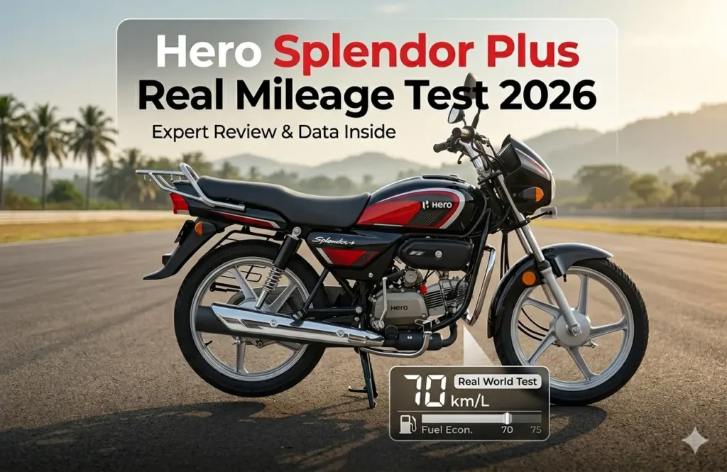 Hero Splendor Plus Real Mileage Test 2026