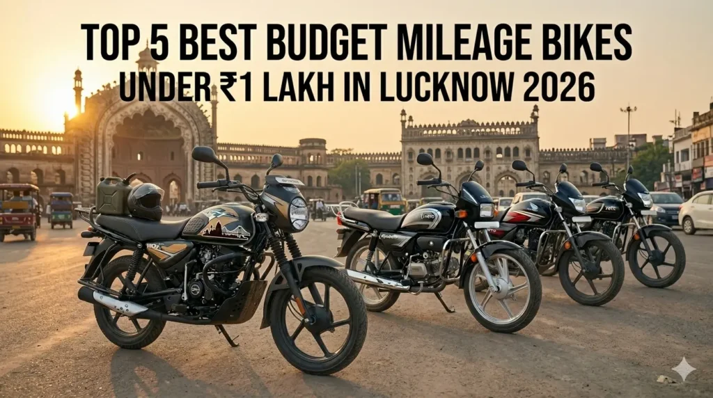 Top 5 Best Budget Mileage Bikes Under ₹1 Lakh in Lucknow 2026