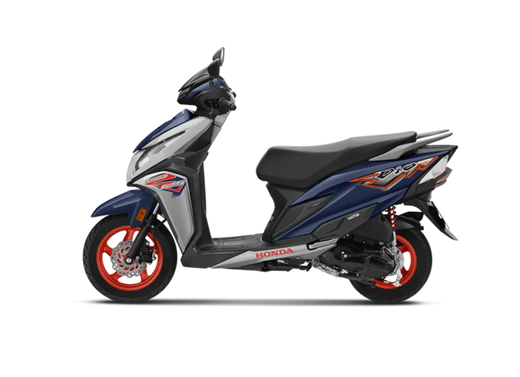 Honda Dio 125 X edition  Pearl Siren Blue & Pearl Deep Ground Grey