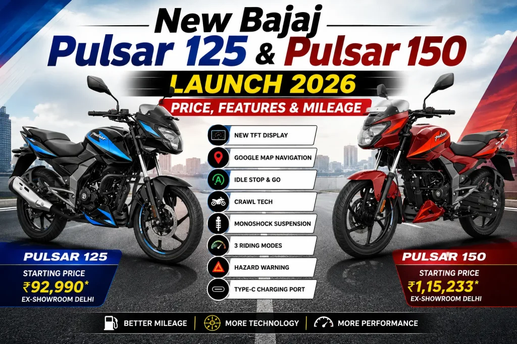 New Bajaj Pulsar 125 & Pulsar 150
