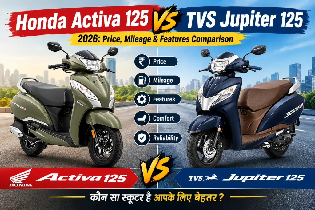 Honda Activa 125 vs TVS Jupiter 125